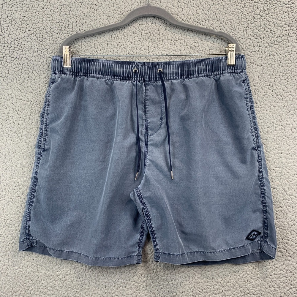 billabong recycler board shorts Drawstring Men's Large Stretch Blue Preppy